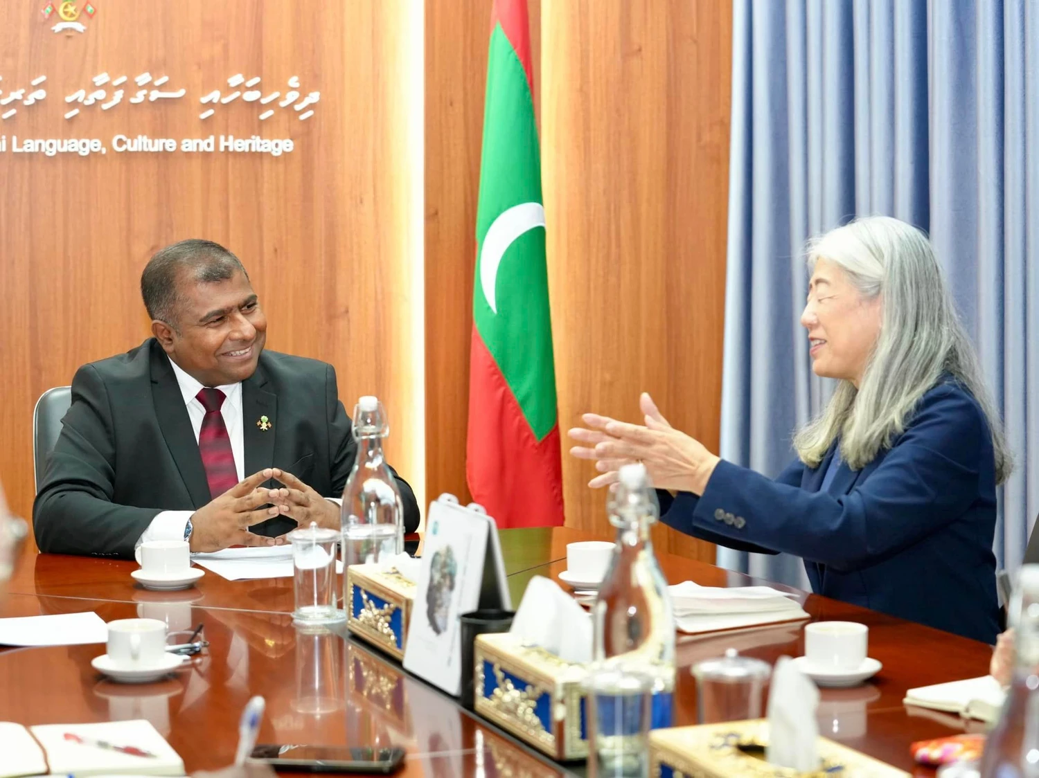 ސަގާފަތާއި ތަރިކައިގެ ރޮނގުން މީހުން ތަމްރީން ކުރުމާއި ފަންނީ އެހީތެރިކަން ފޯރުކޮށްދިނުމުގެ ޝައުޤުވެރިކަން ޖަޕާން އެމްބަސީން ފާޅުކޮށްފި.